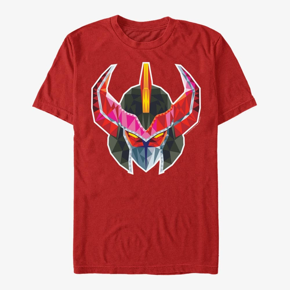 Футболки Merch Hasbro Vault Power Rangers - Poly Helmet Unisex T-Shirt Red