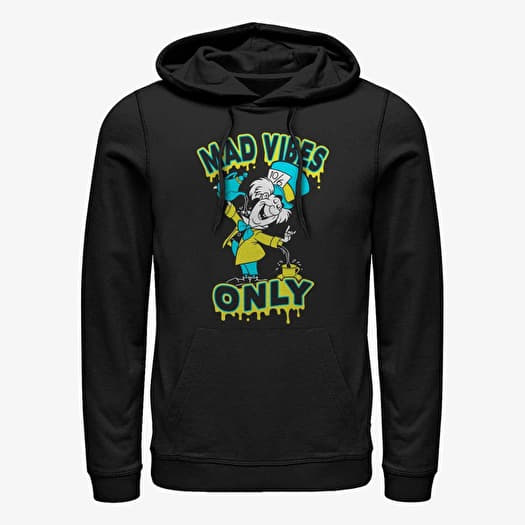 Sweatshirt Merch Disney Classics Alice In Wonderland - Spill It Hatter Unisex Hoodie Black
