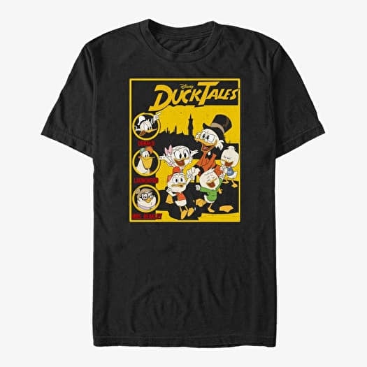 Majica Merch Disney Classics Ducktales - DuckTales Cover Unisex T-Shirt Black
