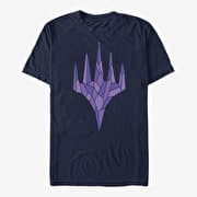 Merch Magic: The Gathering - Black Crystal Unisex T-Shirt Navy Blue