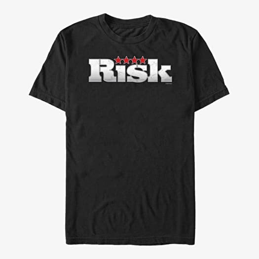 Tričko Merch Hasbro Risk - RISK LOGO Unisex T-Shirt Black