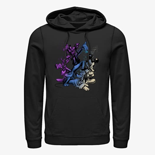 Džemperis Merch Disney Classics Mickey Classic - Mickey And Friends Unisex Hoodie Black