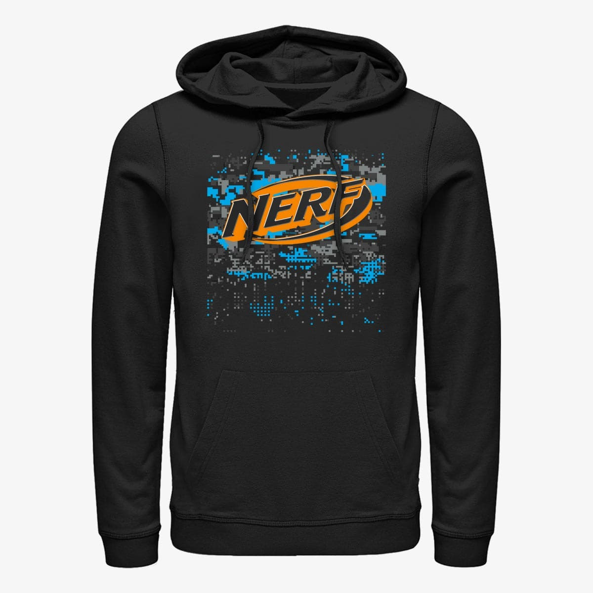 Sweatshirts Merch Hasbro Vault Nerf - Pixel Blast Unisex Hoodie Black