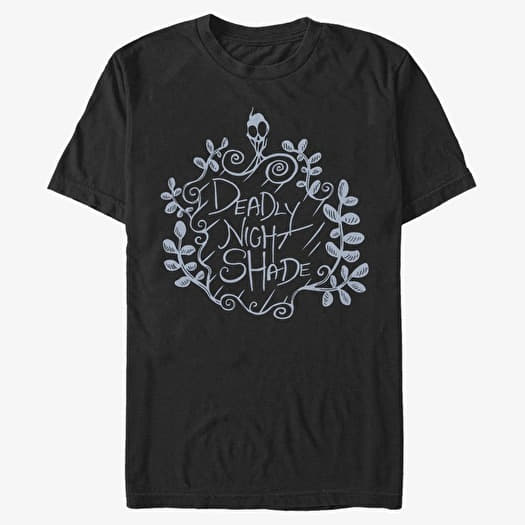Marškinėliai Merch Disney Classics Nightmare Before Christmas - Deadly Night Shade Unisex T-Shirt Black