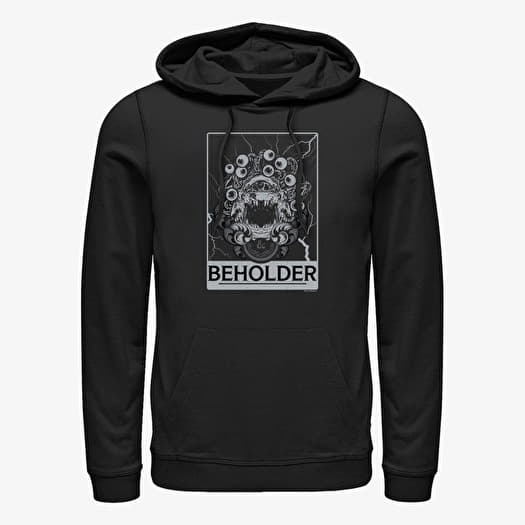 Felpa Merch Dungeons & Dragons - Beholder TarotCard Unisex Hoodie Black