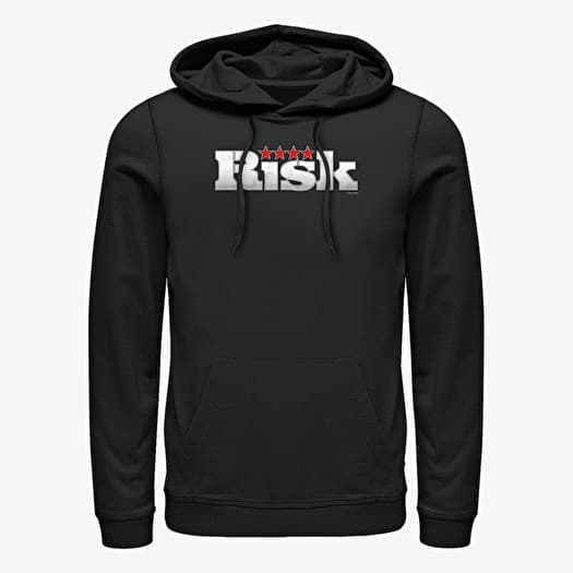 Mikina Merch Hasbro Risk - RISK LOGO Unisex Hoodie Black