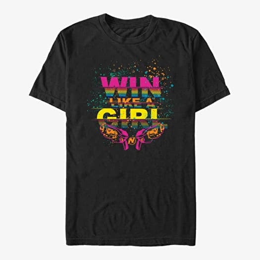 T-shirt Merch Hasbro Vault Nerf - Win Like A Girl Unisex T-Shirt Black