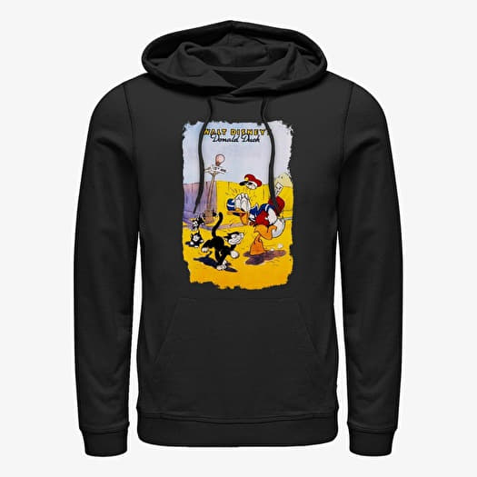 Sweatshirt Merch Disney Classics Mickey Classic - Unlucky Duck Unisex Hoodie Black