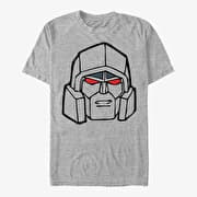 Merch Hasbro Vault Transformers - Megatron Face Unisex T-Shirt Heather Grey