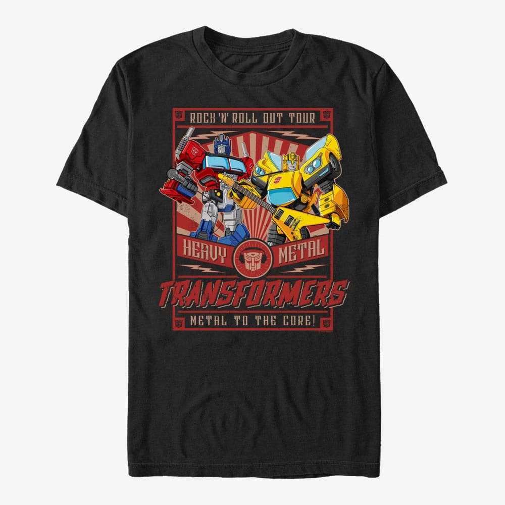 T-shirts Merch Hasbro Vault Transformers - Heavy Metal Poster Unisex T-Shirt Black