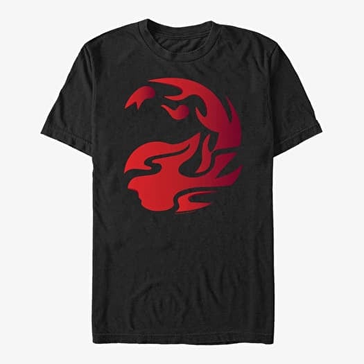 T-shirt Merch Magic: The Gathering - Red Mana Symbol Unisex T-Shirt Black