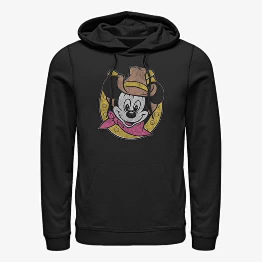 Sweatshirt Merch Disney Classics Mickey & Friends - Cowboy Mickey Unisex Hoodie Black