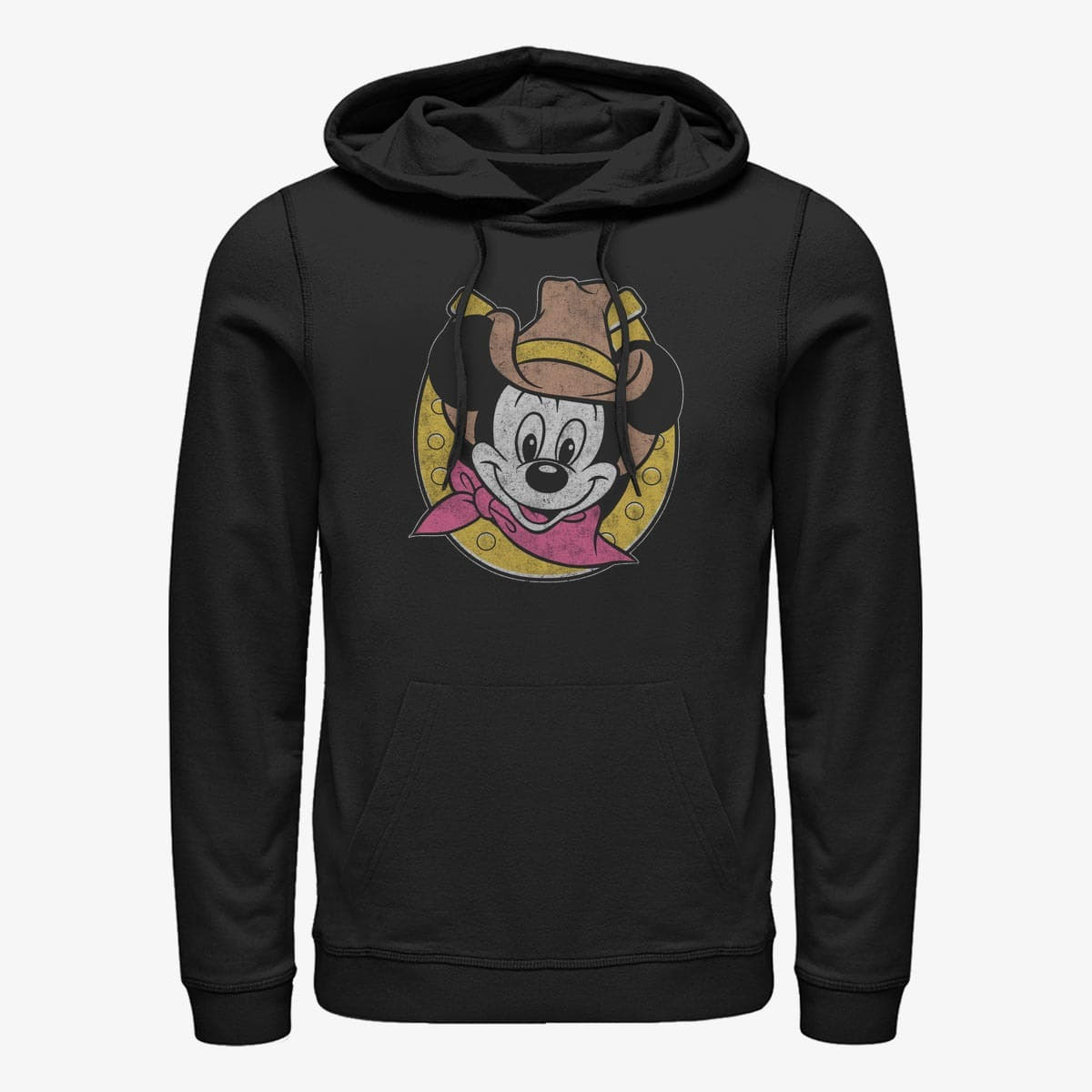 Регланы и толстовки Merch Disney Classics Mickey & Friends - Cowboy Mickey Unisex Hoodie Black