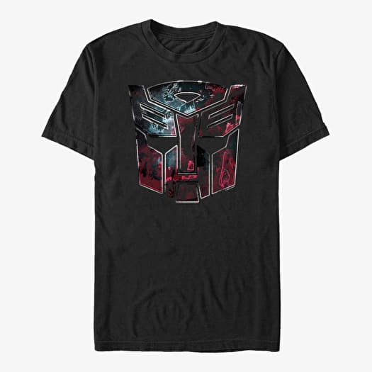 T-shirt Merch Hasbro Transformers - Autobot Face Badge Unisex T-Shirt Black