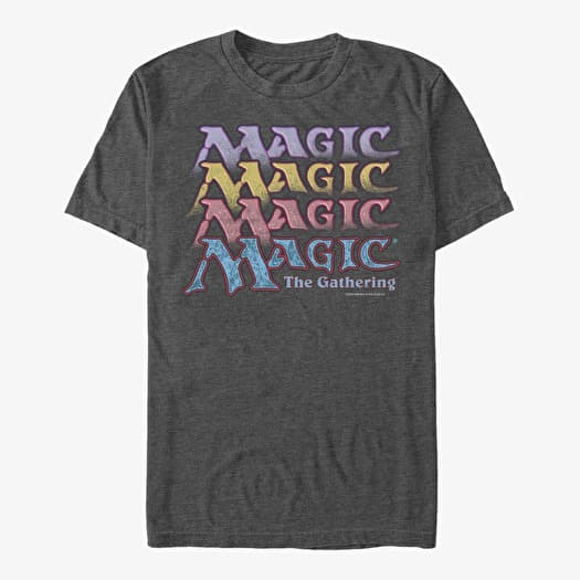 Тениска Merch Magic: The Gathering - Retro Stack Unisex T-Shirt Dark Heather Grey