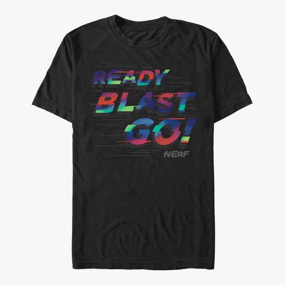 T-Shirts Merch Hasbro Vault Nerf - Ready Blast Go Unisex T-Shirt Black