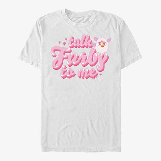 Tričko Merch Hasbro Vault Furby - Talk Furby Unisex T-Shirt White