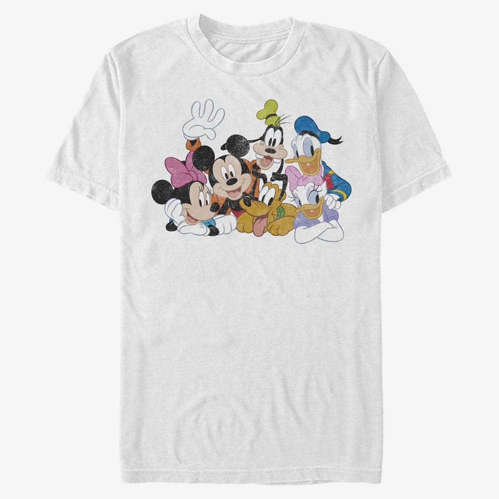 Magliette Merch Disney Classics Mickey Classic - Mickey Group Unisex T-Shirt White