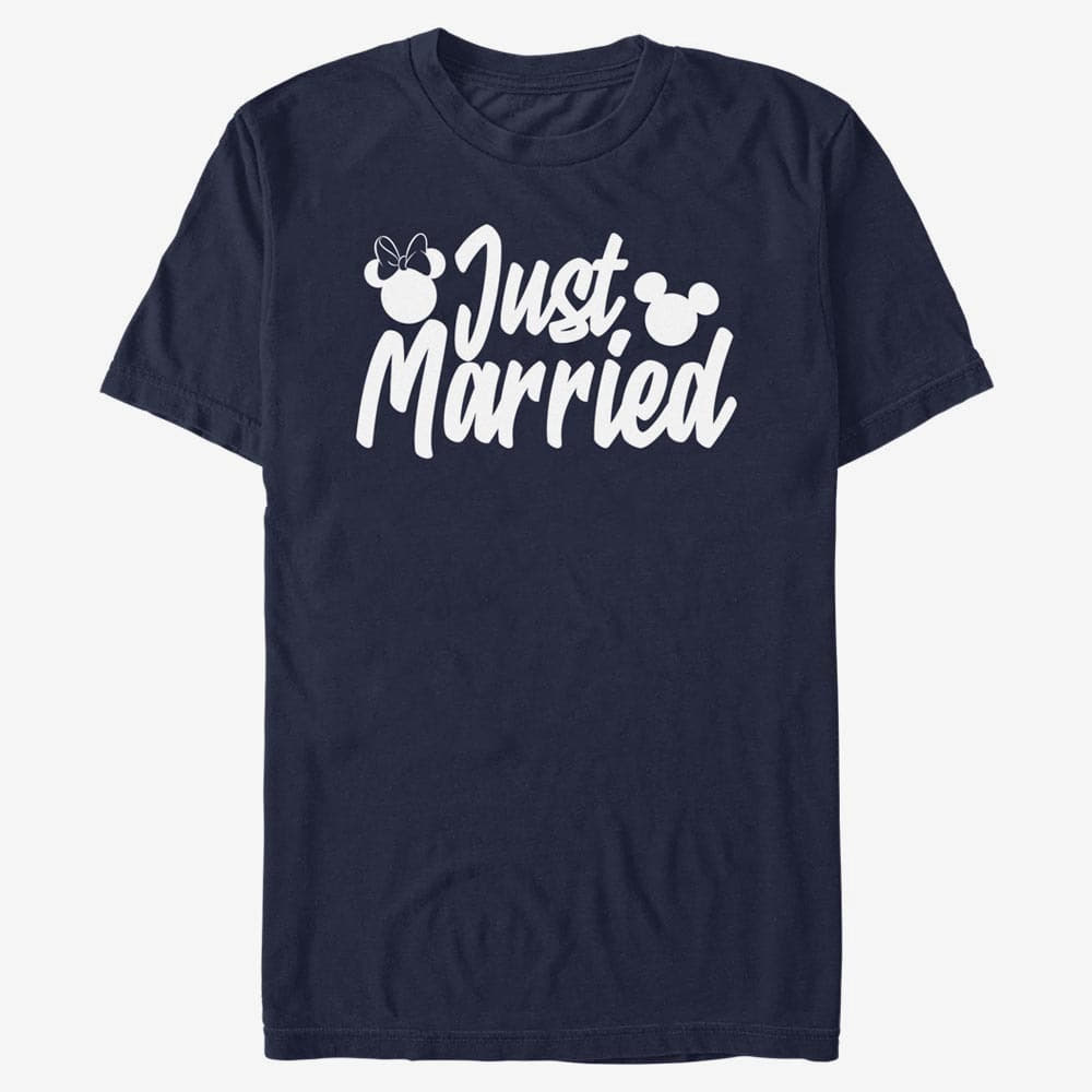 T-shirts Merch Disney Classics Mickey & Friends - Married Mice Unisex T-Shirt Navy Blue