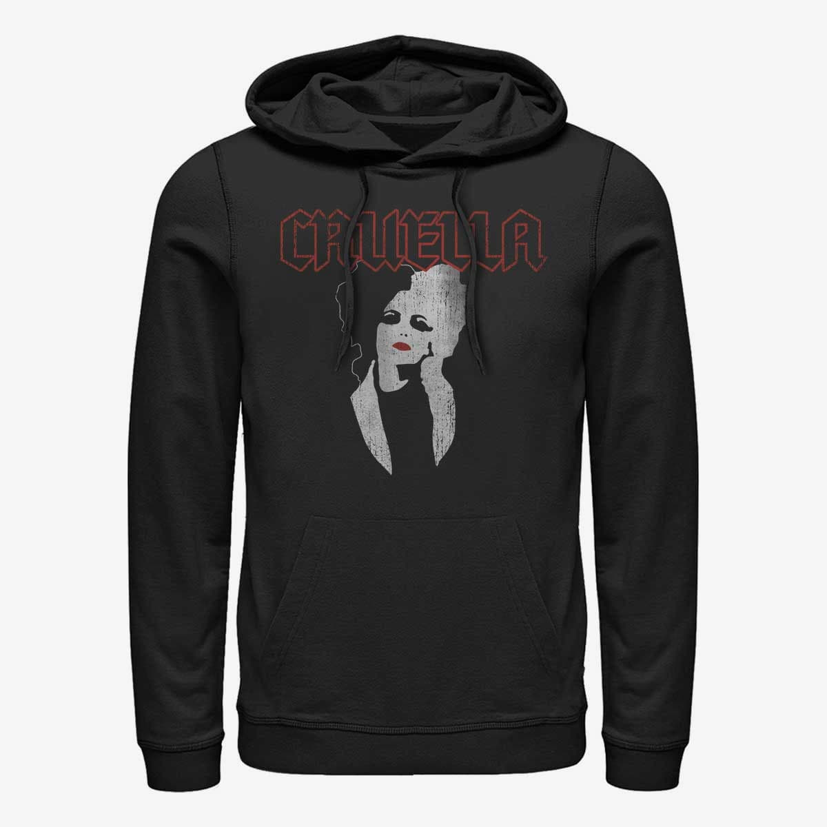 Dukserice Merch Disney Classics DNCA - CRUELLA ROCK T Unisex Hoodie Black