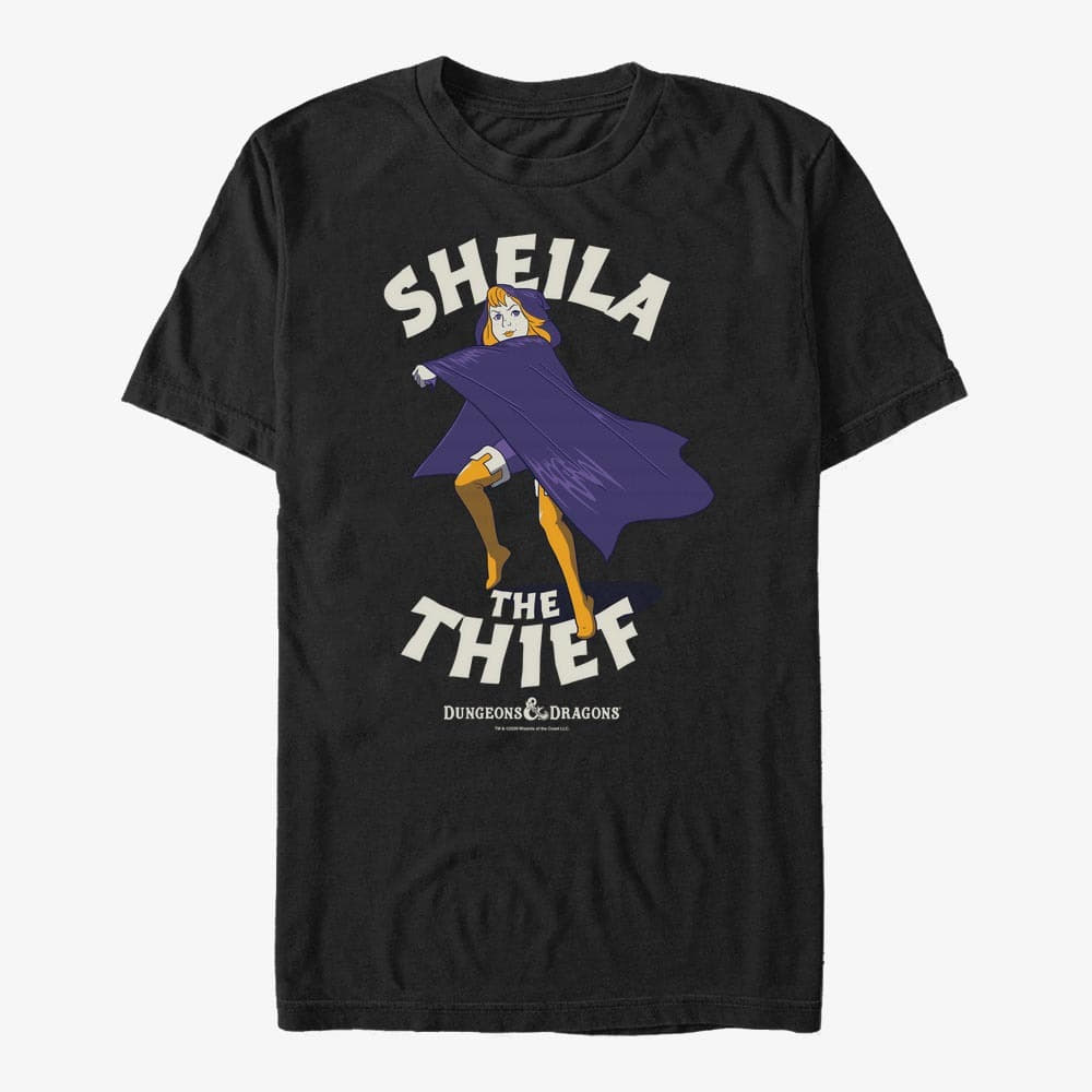 Trička Merch Dungeons & Dragons - Sheila Thief Unisex T-Shirt Black