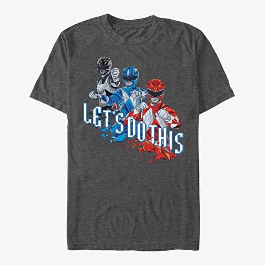 Merch Hasbro Vault Power Rangers - Lets Do This Unisex T-Shirt Dark Heather Grey