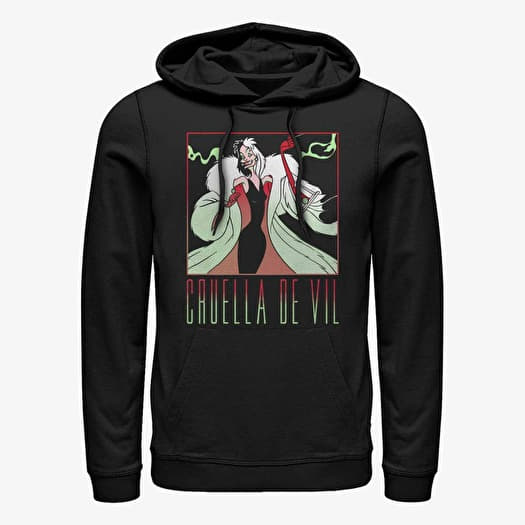 Sweatshirt Merch Disney Classics 101 Dalmatians - Cruella the Cruel Unisex Hoodie Black
