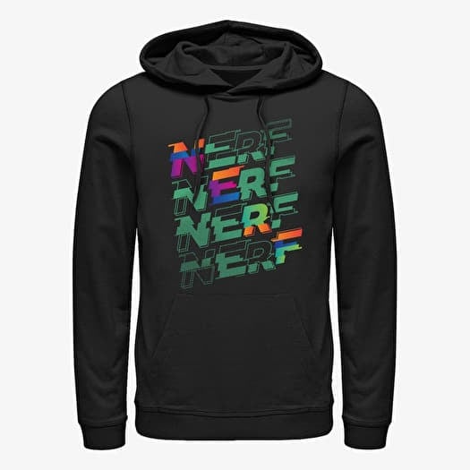 Mikina Merch Hasbro Vault Nerf - Nerf Stack Unisex Hoodie Black