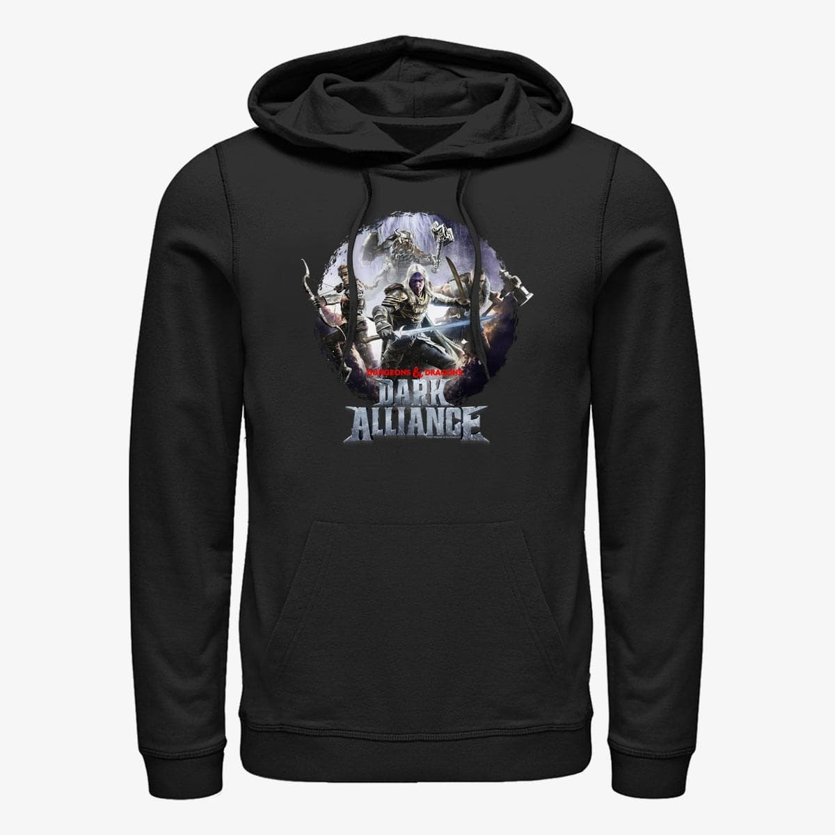 Sweatshirts Merch Dungeons & Dragons - Alliance Circle Lockup Unisex Hoodie Black