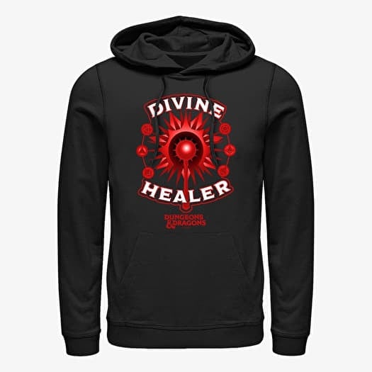 Kampsun Merch Dungeons & Dragons - Divine Cleric Unisex Hoodie Black