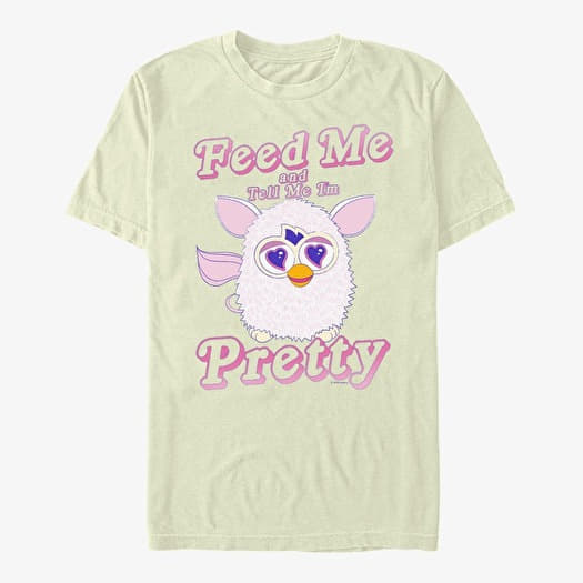 T-shirt Merch Hasbro Vault Furby - Pretty Furby Unisex T-Shirt Natural