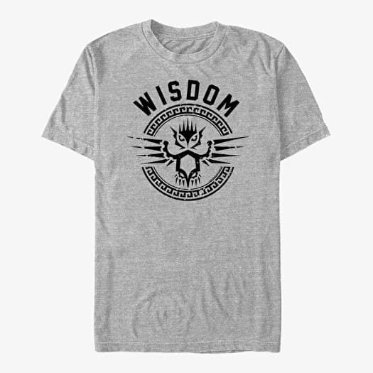 Merch Magic: The Gathering - Owl Badge Unisex T-Shirt Heather Grey