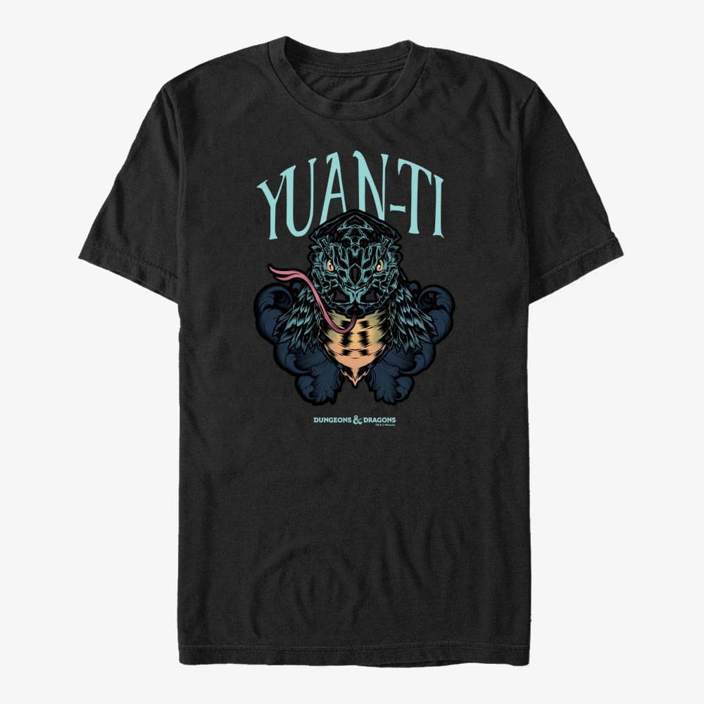 Magliette Merch Dungeons & Dragons - YuanTi Monster Icon Unisex T-Shirt Black