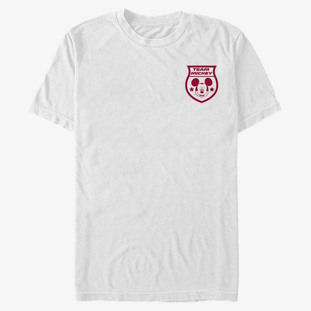 T-shirts Merch Disney Classics Mickey Classic - Japan Badge Unisex T-Shirt White