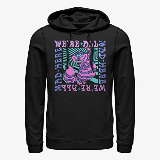 Sweatshirt Merch Disney Classics Alice In Wonderland - Mad Here Trip Unisex Hoodie Black