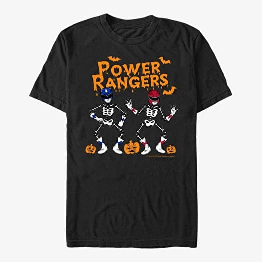 T-shirt Merch Hasbro Vault Power Rangers - Power Skeleton Rangers Unisex T-Shirt Black