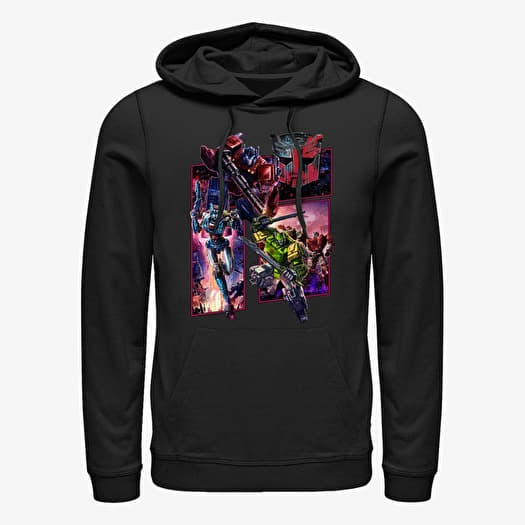 Mikina Merch Hasbro Transformers - AUTOBOT BOXUP Unisex Hoodie Black