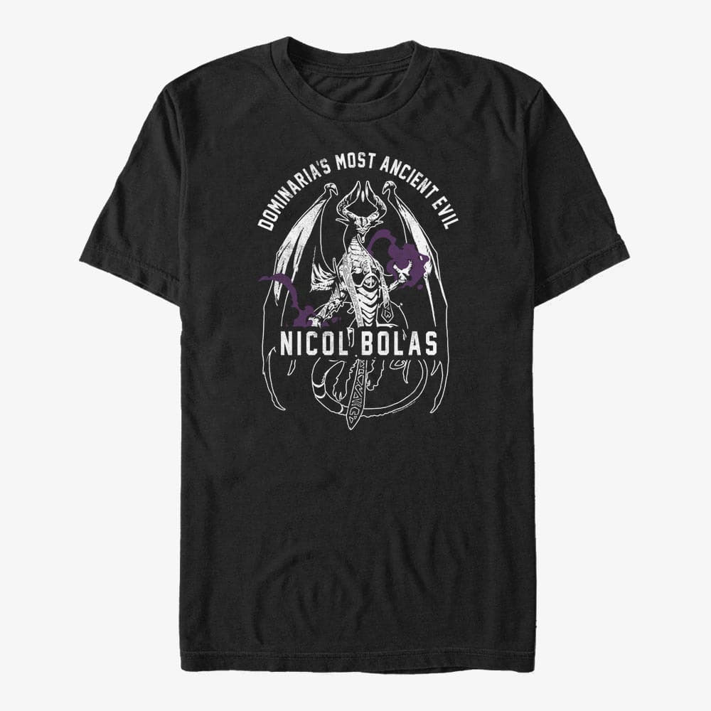 Trička Merch Magic: The Gathering - Evil Nicol Unisex T-Shirt Black