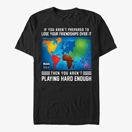 T-shirt Merch Hasbro Risk - Risky Meme Unisex T-Shirt Black