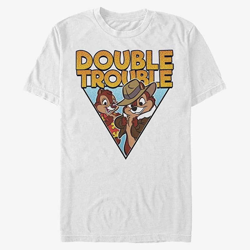 Póló Merch Disney Classics Chip 'N Dale - Buddy Tee L Unisex T-Shirt White