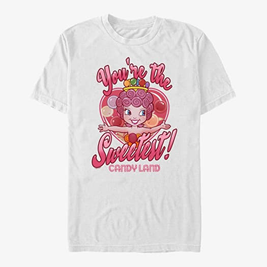 Tričko Merch Hasbro Vault Candyland - Sweetest Princess Unisex T-Shirt White