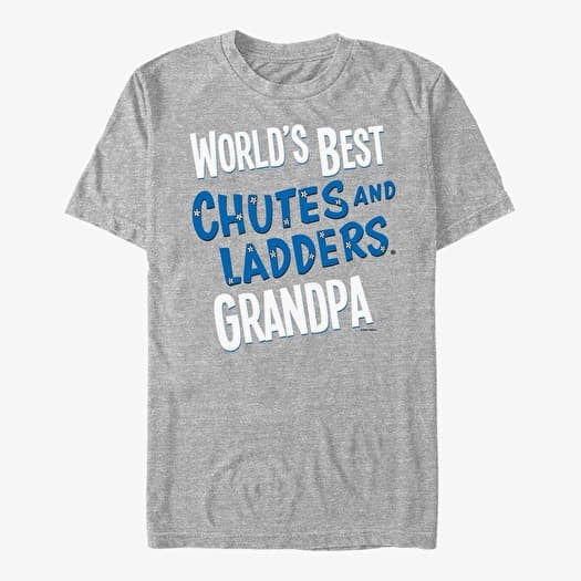 T-shirt Merch Hasbro Vault Chutes & Ladders - Chutes and Ladders Grandpa Unisex T-Shirt Heather Grey