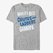 Merch Hasbro Vault Chutes & Ladders - Chutes and Ladders Grandpa Unisex T-Shirt Heather Grey