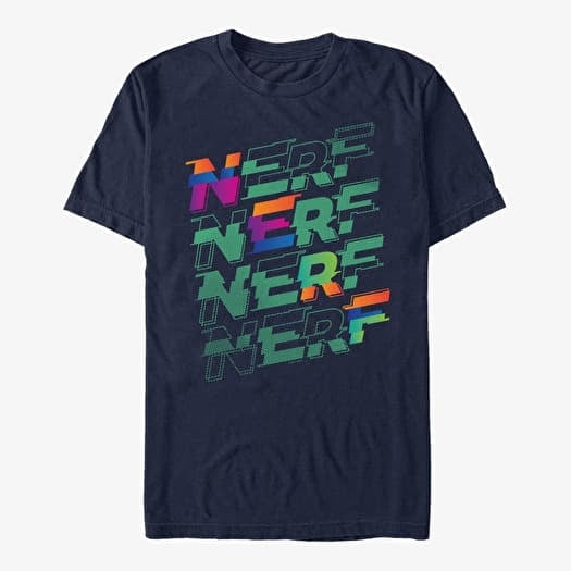Tricou Merch Hasbro Vault Nerf - Nerf Stack Unisex T-Shirt Navy Blue
