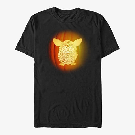 T-shirt Merch Hasbro Vault Furby - Furby Pumpkin Unisex T-Shirt Black