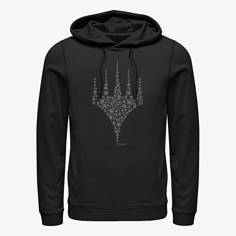 Merch Magic: The Gathering - Logo Lots Unisex Hoodie Black