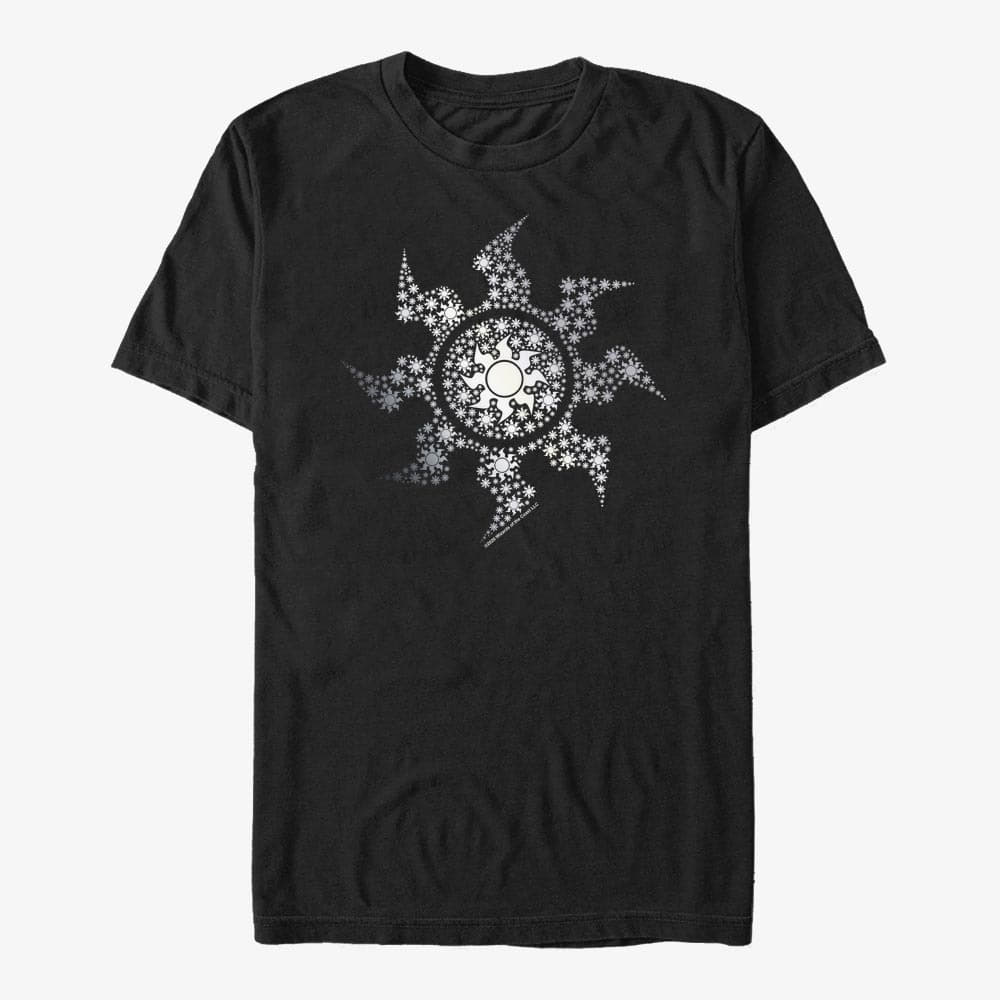 T-shirts Merch Magic: The Gathering - White Mana Symbol Unisex T-Shirt Black