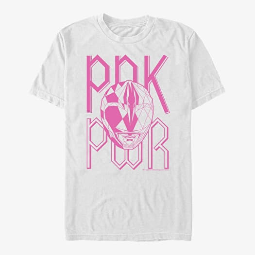 T-shirt Merch Hasbro Vault Power Rangers - PNK PWR Unisex T-Shirt White
