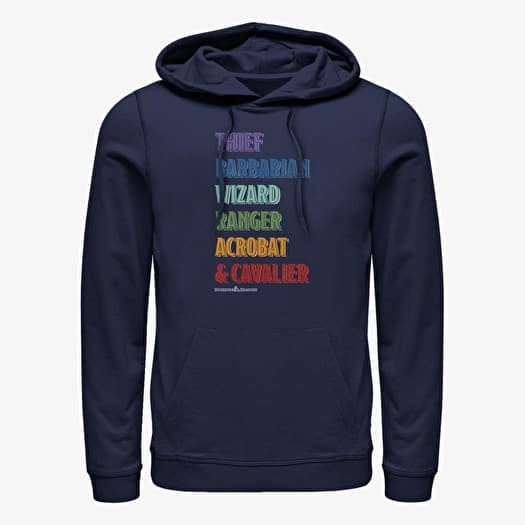 Merch Dungeons & Dragons - Class Stack Unisex Hoodie Navy Blue