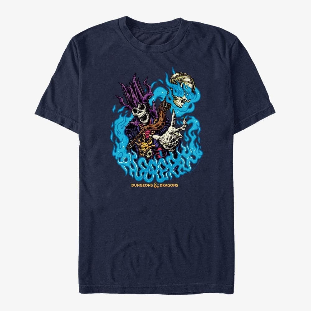 T-Shirts Merch Dungeons & Dragons - Acererak Logo Unisex T-Shirt Navy Blue
